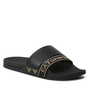 Šľapky EA7 Emporio Armani - XCP011 XK277 N419 Full Black/Gold.