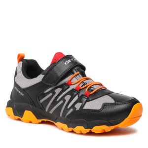 Sneakersy Geox - J Magnetar Boy B Abx J263ZB0FUCEC9B7R D Black/Lt Orange.