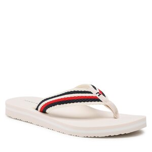 Žabky Tommy Hilfiger - Essential Comfort Sandal FW0FW07147 Feather White AF4.