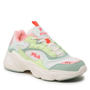 Sneakersy Fila - Collene Cb Kids FFK0083.13229 Marshmallow/Lime Cream.