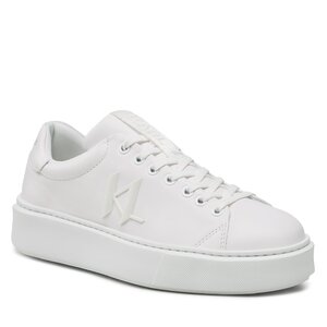 Sneakersy KARL LAGERFELD - KL52215 White Lthr/Mono.