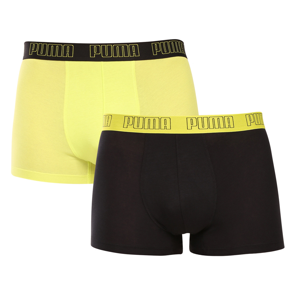 2PACK pánske boxerky Puma viacfarebné (701226388 023) M, trenky.
Užite si dokonalú kombináciu pohodlia a moderného štýlu s pánskymi boxerkami Puma.
Kvalitný materiál, ktorý vás nesklame
Boxerky sú vyrobené z prvotriednej bavlnenej zmesi s prímesou elastanu, ktorá zaručuje ich mäkkosť, priedušnosť a pružnosť.
Moderný dizajn a presný strih na každodenné nosenie
Nadčasové farebné prevedenie si nájde miesto v šatníku každého štýlového muža.
Prečo si kúpiť boxerky Puma

Štýlový a moderný dizajn: Minimalistický vzhľad s pohodlným elastickým pásom dodáva boxerkám elegantný štýl vhodný pre každého muža.
Kvalitný materiál: Zmes bavlny a elastanu poskytuje mäkkosť, priedušnosť a odolnosť, takže boxerky sa dokonale prispôsobia vášmu telu a dlho vydržia.
Presný strih a dokonalá podpora: Dlhšie nohavice poskytujú dostatočné krytie a zabraňujú odieraniu stehien.

Spodná bielizeň Puma sa hodí nielen športovcom
Značka Puma je známa po celom svete vďaka svojmu oblečeniu a spodnej bielizni, ktorú nosia slávni športovci.
Ako sa starať o boxerky Puma
Aby vám nové boxerky dlho vydržali, odporúčame dodržiavať tieto pokyny.

Pranie: Odporúčame prať pri maximálnej teplote 40 °C, aby sa zachovala kvalita materiálu.
Žehlenie: Nežehlite, aby ste nepoškodili elastické vlákna.
Sušenie: Neodporúča sa používať sušičku, aby boxerky nestratili svoju pružnosť a tvar.

Tip: Hľadanie obľúbenej spodnej bielizne môže byť beh na dlhé trate, preto chceme, aby vám obľúbené kúsky dlho vydržali.