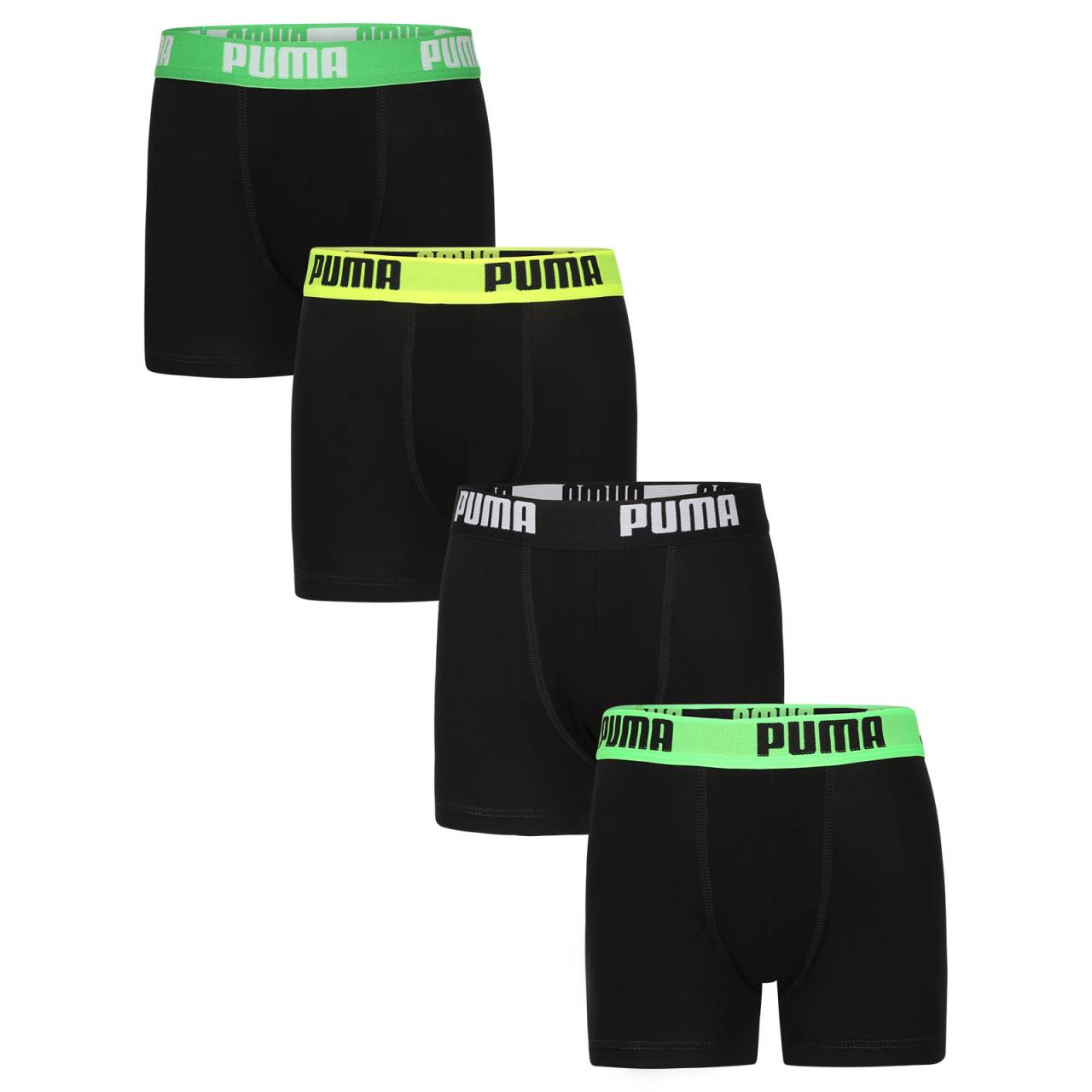 4PACK chlapčenské boxerky Puma čierne (701236149 001) 140, trenky.
Oblečte svojho malého športovca do spodnej bielizne, ktorá spĺňa všetky požiadavky na pohodlie, funkčnosť a štýl.
Vysoko kvalitná bavlna pre maximálne pohodlie
Boxerky sú vyrobené z bavlny s prímesou elastanu, čo je osvedčená kombinácia pre detské spodné prádlo.
Športový vzhľad a pohodlný strih pre aktívny deň
Jednofarebný základ boxeriek Puma dopĺňa farebný tkaný elastický pás.
Prečo si vybrať boxerky Puma

Vysoko kvalitný materiál s vysokým obsahom bavlny: Ideálny pre citlivú detskú pokožku.
Športový dizajn Puma: Štýlový, moderný a pohodlný.
Viac kusov v balení: Praktická voľba pre každodenné striedanie bez neustáleho prania.

Spodná bielizeň Puma nie je určená len pre športovcov
Značka Puma je známa po celom svete predovšetkým vďaka oblečeniu a spodnej bielizni, ktoré nosia slávni športovci.
Ako sa starať o boxerky Puma pre chlapcov
Aby vaše obľúbené boxerky zostali dlho v perfektnom stave, odporúčame dodržiavať tieto pokyny na údržbu.

Pranie: Prajte pri teplote do 40 °C.
Sušenie: Nesušte v sušičke – vysoké teploty môžu poškodiť elastické vlákna a skrátiť životnosť výrobku.
Žehlenie: Nežehlite.

Tip: Staňte sa odborníkom na starostlivosť o spodnú bielizeň vďaka tipom v našom článku a poskytnite svojim obľúbeným kúskom starostlivosť, ktorú si zaslúžia.