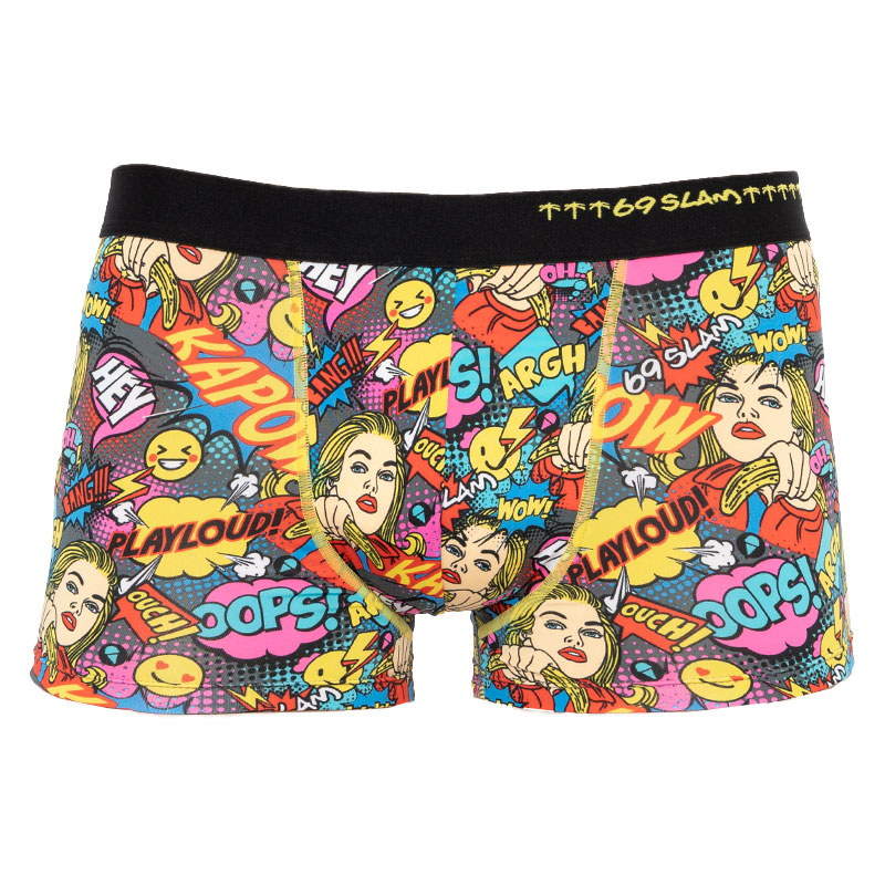 Pánske boxerky 69SLAM hip kapow (MSYPOW-PO) S, trenky.
Pánske boxerky 69SLAM hip sú predstaviteľom kratšieho vyhotovenia strihu.