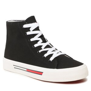 Sneakersy Tommy Jeans - Mc Wmns EN0EN02087 Black 0GJ.