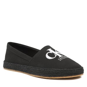 Espadrilky Calvin Klein Jeans - Espadrille Ess Monogram YM0YM00654 Triple Black 0GM.