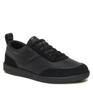Sneakersy Calvin Klein - Low Top Lace Up Lth Mix HM0HM00851 Triple Black 0GJ.