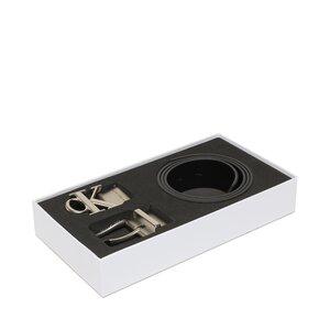 Pánsky opasok CALVIN KLEIN JEANS - Mono Buckle + 2 Lth Belt 35mm K50K510162 BDS.