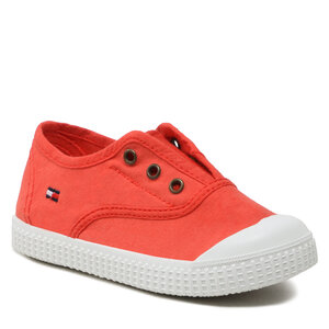 Plátenky Tommy Hilfiger - Low Cut Easy-On Sneaker T1X9-32824-0890 S Red 300.