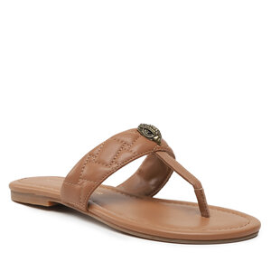 Žabky Kurt Geiger - Kensington T-Bar Sandal 8651448109 Camel.