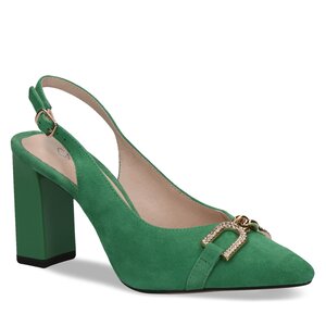 Sandále Caprice - 9-29600-20 Green Suede 737.