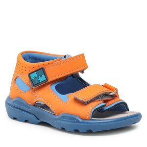 Sandále Ricosta - Pepino By Ricosta Manto 50 3200102/240 Orange/Sky.