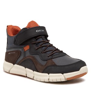 Šnurovacia obuv Geox - J Flexyper B.B Abx A J269XA 032ME C0944 D Brown/Dk Orange.