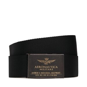 Pánsky opasok Aeronautica Militare - 222CI288CT3066 Jest Black 34300.