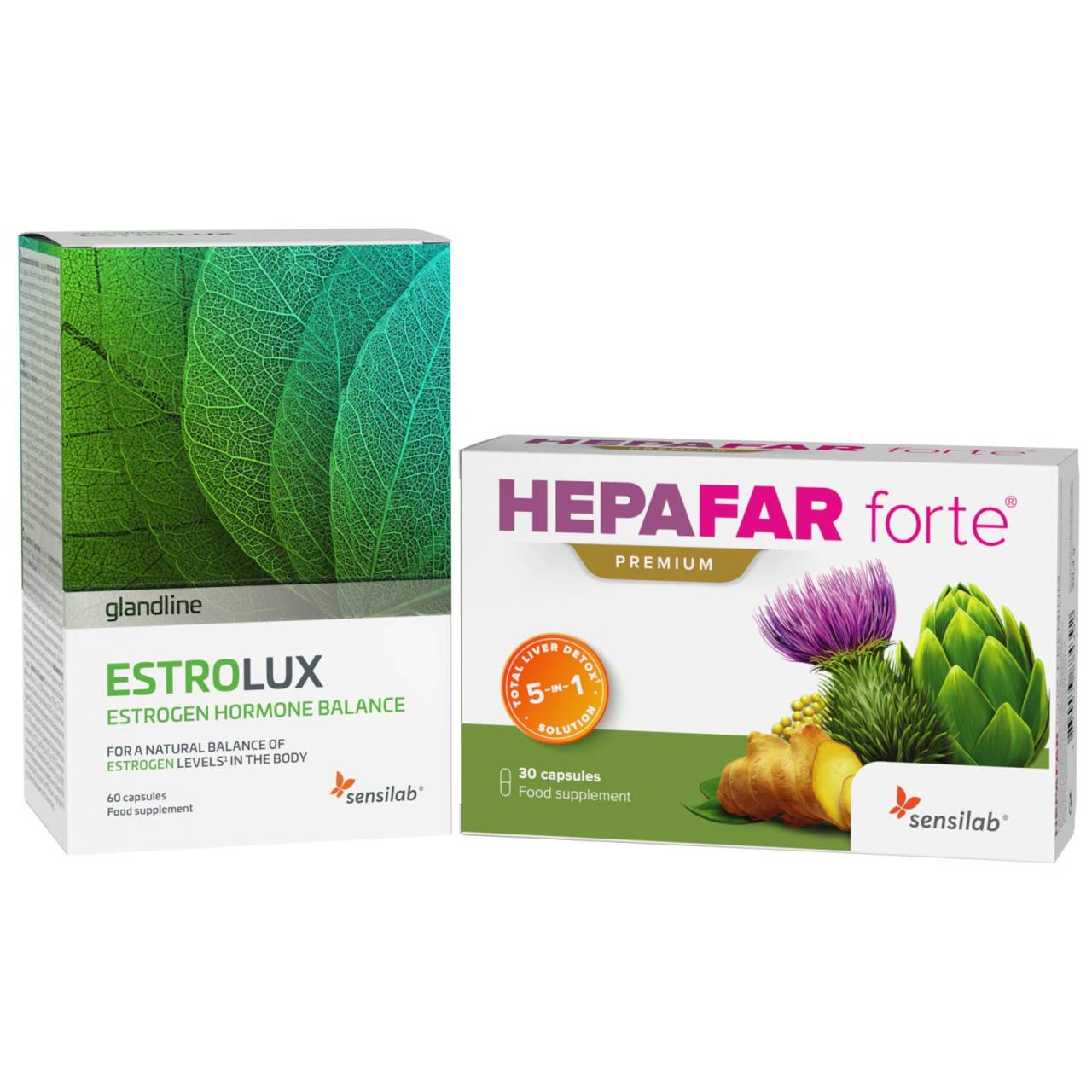 Balíček na detoxikáciu estrogénu.