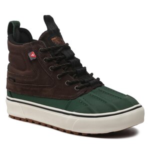 Sneakersy Vans - Sk8-Hi Del Pat VN0A5JMNBGS1 Brown/Green.