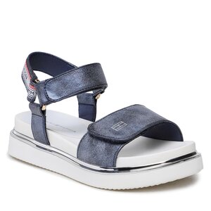 Sandále Tommy Hilfiger - Platform Velcro Sandal T3A2-32760-0568 M Blue 800.