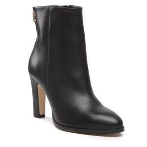 Členková obuv Tommy Hilfiger - High Heel Leather Boot FW0FW06769 Black BDS.