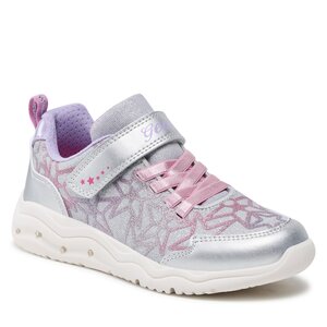 Sneakersy Geox - J Phyper Girl J35GUA0EWNFC0162 D Silver/Fuchsia.
