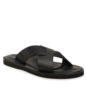 Šľapky Emporio Armani - X4P124 XN787 K001 Black/Black.