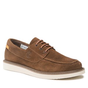 Šnurovacia obuv Timberland - Newmarket II Lthr Boat TB0A5REM9681 Dark Brown Suede.