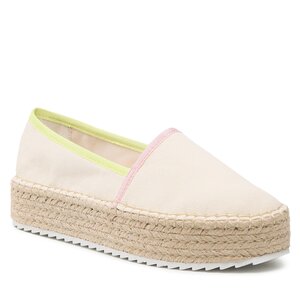 Espadrilky Tommy Jeans - Flatform Espadrille EN0EN02078 Calico AEF.