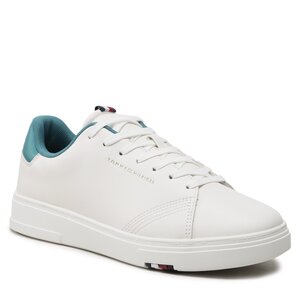Sneakersy Tommy Hilfiger - Elevated Rbw Cupsole Leather FM0FM04487 Ecru YBL.