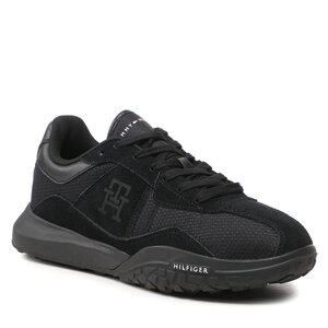 Sneakersy Tommy Hilfiger - Retro Modern Runner Mix FM0FM04363 Black BDS.