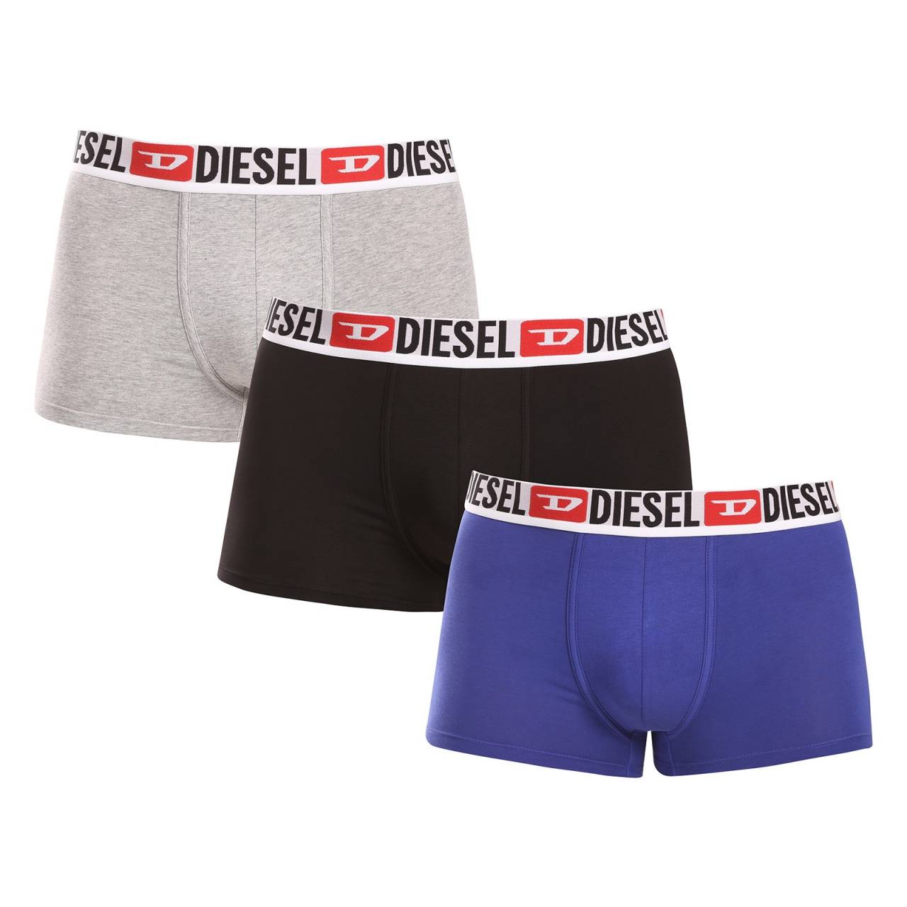 3PACK pánske boxerky Diesel viacfarebné (00ST3V-0DDAI-E6987) M, trenky.
Boxerky Diesel s vytkávanou gumou sú dobrou voľbou, ak chcete pohodlné pánske spodné prádlo, ktoré vyzerá jedinečne.
 
Boxerky Diesel sú ušité z bavlny s prímesou elastanu, vďaka tomu skvele sedí a nikde sa nezarezávajú.
Proste a jednoducho, ak chcete kvalitu, voľte spodná bielizeň Diesel, budete spokojní.
Viac sa dozviete nižšie v klasických informáciách o produkte.