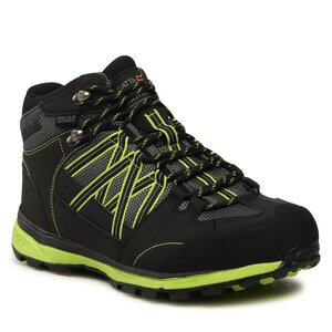 Trekingová obuv Regatta - Samaris Mid II RMF539 Blk/ElecLime KDE.