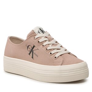 Tenisky Calvin Klein Jeans - Vulc Flatform Essential Mono YW0YW01030 Cafe Creme 0J1.