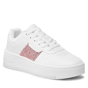 Sneakersy Champion - Rebound Platform Sparkle S11519-CHA-WW006 Wht/Rose Gold.