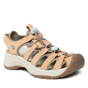 Sandále Keen - Astoria West Leather W 1026151 Doe/Blue Glass.