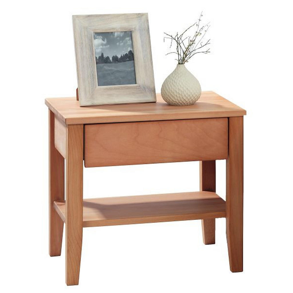 Linea Natura NOČNÝ STOLÍK, buk, prírodná farba, 54/50/45 cm.