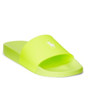 Šľapky Polo Ralph Lauren - Polo Slide 809892945002 Safety Yellow/White Pp.