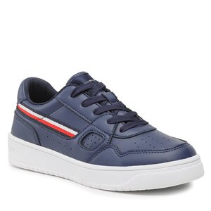Sneakersy Tommy Hilfiger - Stripes Low Cut Lace-Up Sneaker T3X9-32848-1355 S Blue 800.