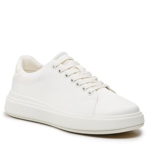 Sneakersy Calvin Klein - Raides Cupsole Lace Up - Satin HW0HW01426 Marshmallow YBJ.