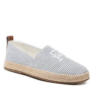 Espadrilky Tommy Hilfiger - Th Espadrille Classic Seersucker FM0FM04449 Blue Coast DBX.