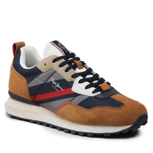 Sneakersy Pepe Jeans - Foster Man Print PMS30944 Tobacco 859.