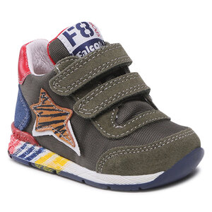Sneakersy Falcotto - New Ferdi 0012015873.10.1F18 Militare/Orange.