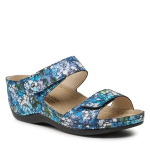 Šľapky Berkemann - Merrit 01764 Multicolor/Blau 005.