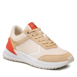 Sneakersy Tommy Hilfiger - Runner With Heel Detail FW0FW06621  Sugarcane AA8.