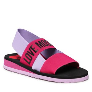 Sandále LOVE MOSCHINO - JA16033G0GJN460A Fuxia/Lilla.