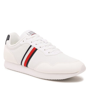 Sneakersy Tommy Hilfiger - Core Lo Runner FM0FM04504 White YBS.