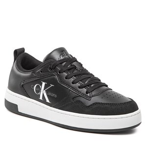Sneakersy Calvin klein jeans - Basket Cupsole Low Lth Mono W YW0YW00876 Black BDS.