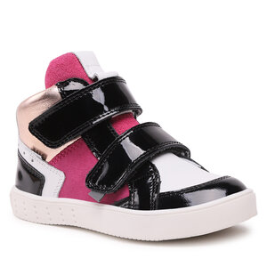 Sneakersy Bartek - 24414-023 Biały/Czarny/Cyklamen.