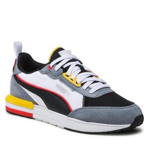 Sneakersy Puma - R22 383462 20 Gray/Black/White/Pele Yellow.