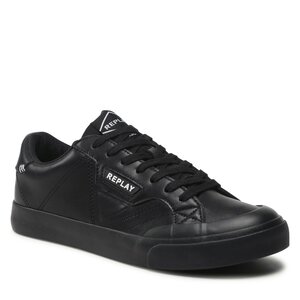 Sneakersy Replay - College Leather S GMV1I.000.C0004L Black Black 562.