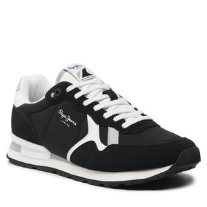 Sneakersy Pepe Jeans - Brit Man Heritage PMS30924 Black 999.