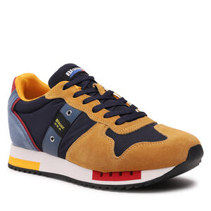 Sneakersy Blauer - S3QUEENS01/MES Yellow/Navy.